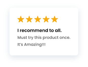 A vector graphic showing text reviews with 5 star rating