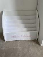 Lovely personalised bookcase for our little bookworm!