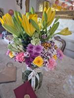 Beautiful arrangement as seen in the picture,