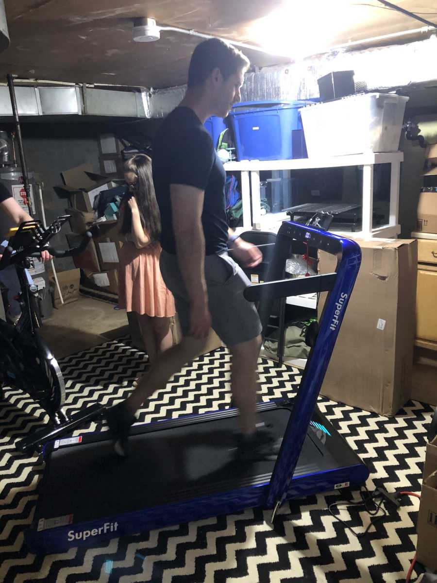 Treadmill at home gym