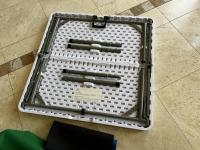folds up neatly, and the carrying handle makes it easy to move to the car