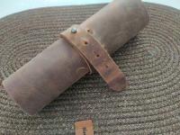 Helsinki - Hakiki Deri Natürel Rulo Kalemlik