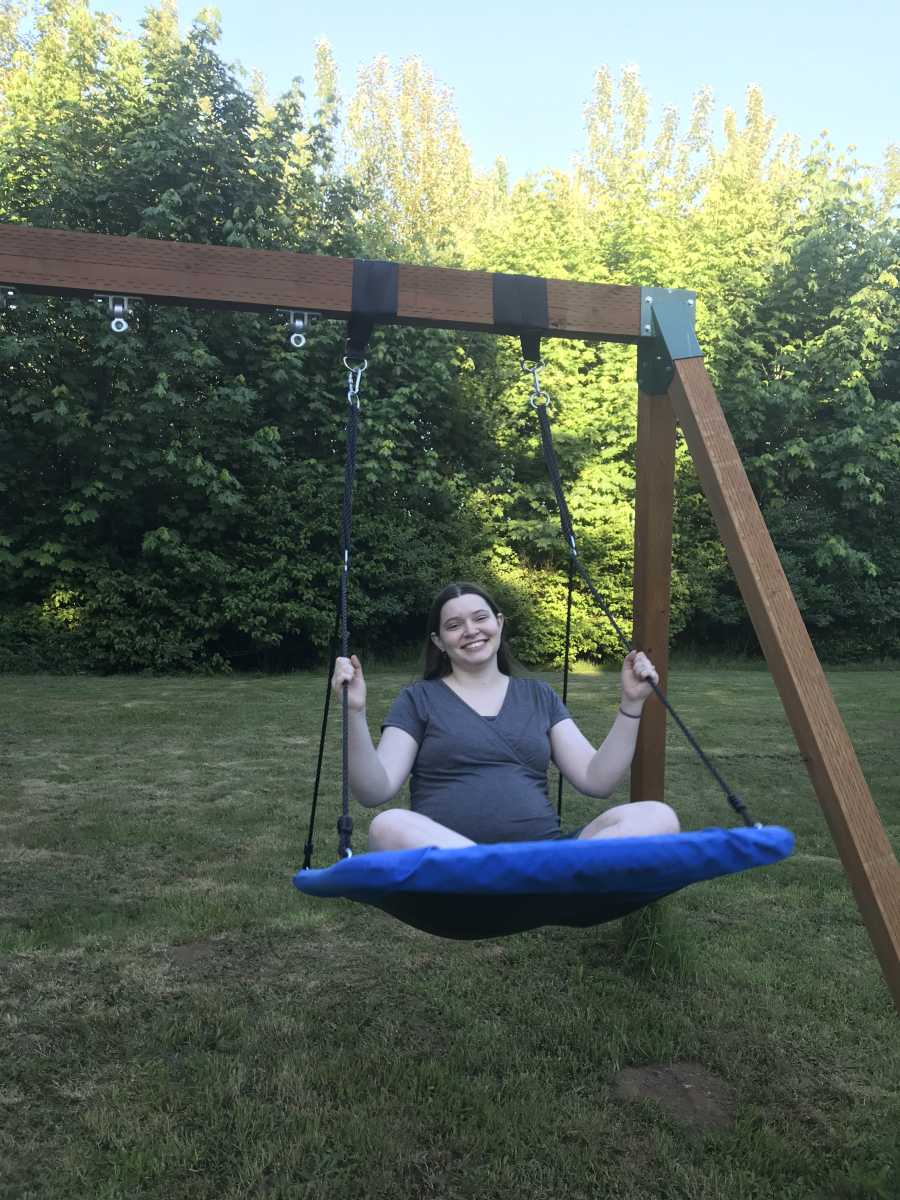 Fun swing for all ages.