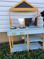 Adorable mud kitchen