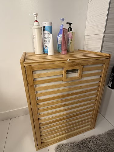 Beautiful and functional laundry hamper