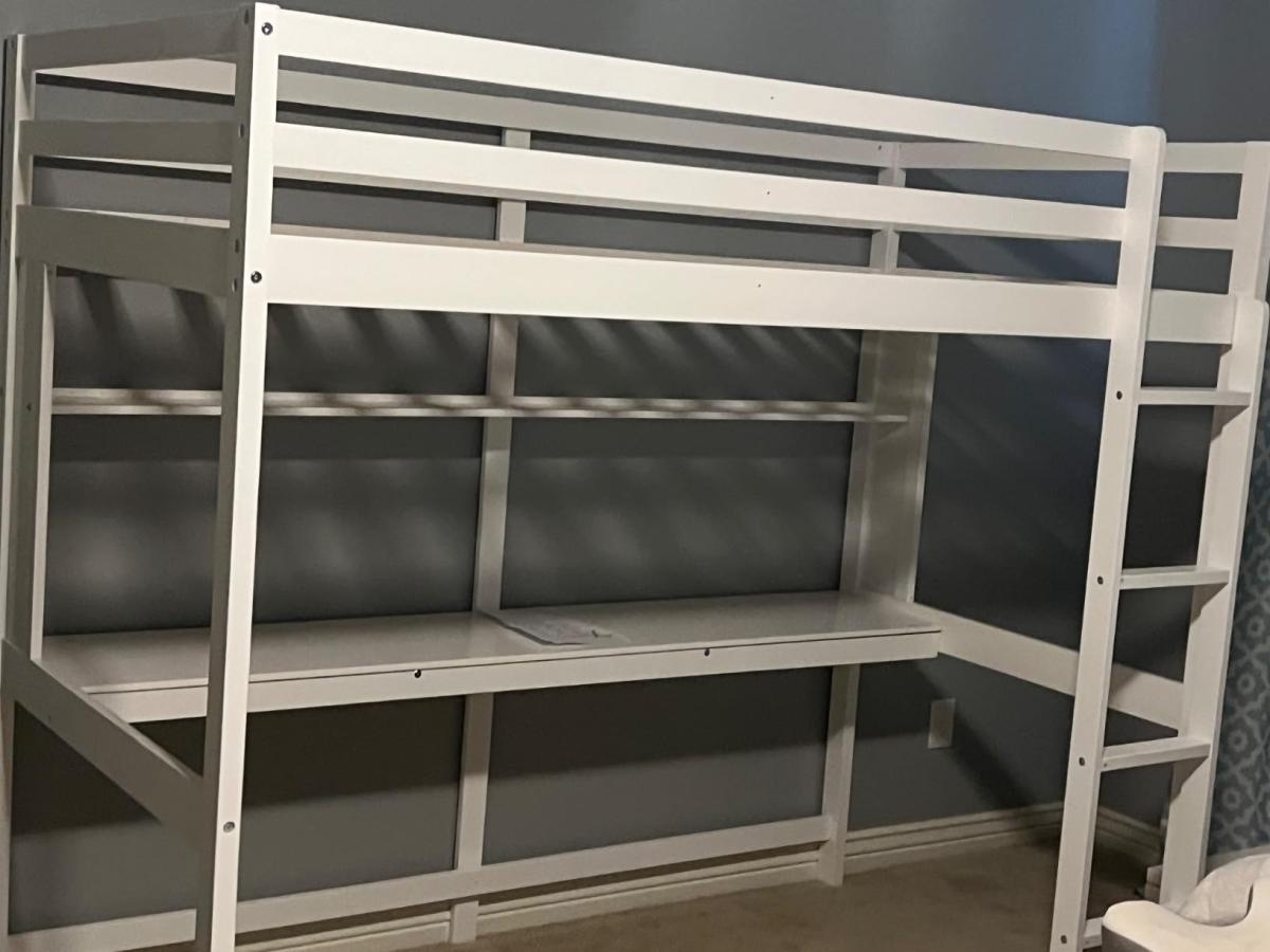 Bed and work double layer