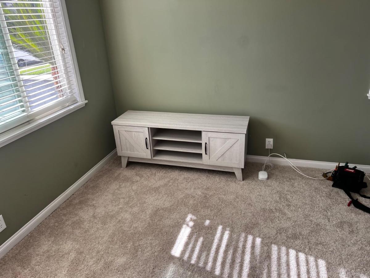 very solid piece of furnitur