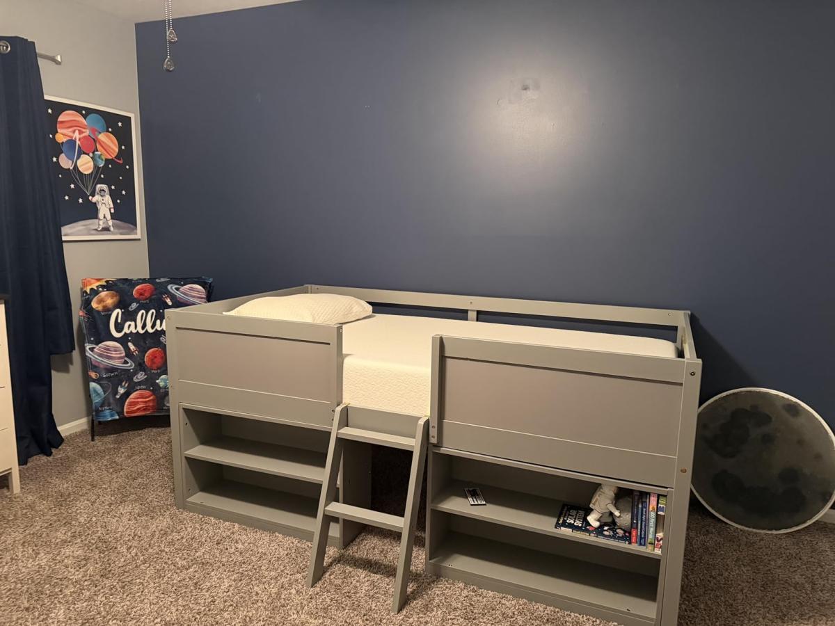 Perfect first big kid bed!