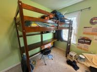 Perfect height for loft bed.