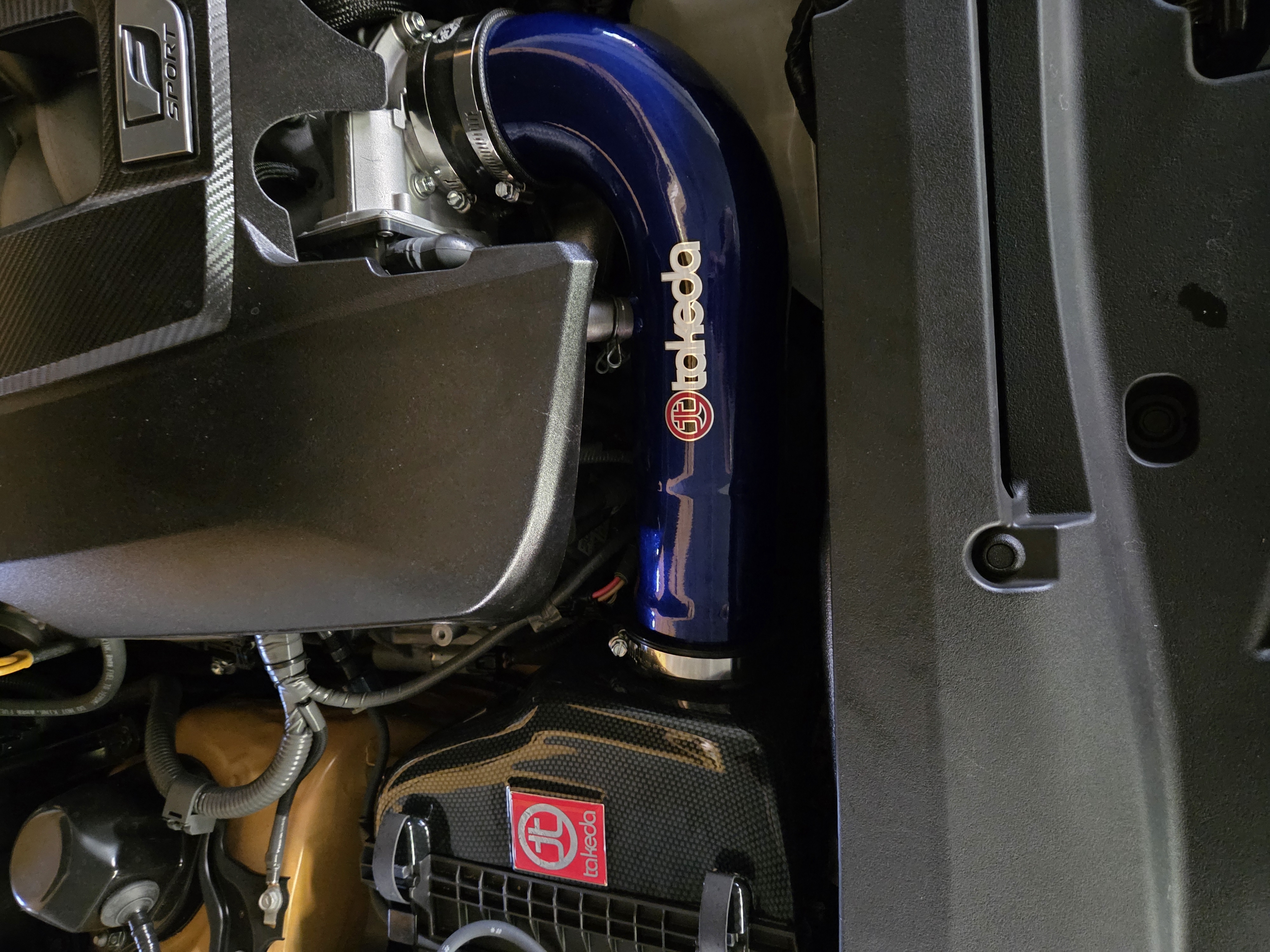 Takeda Stage-2 PRO 5R cold air intake system for my 2025 IS500.