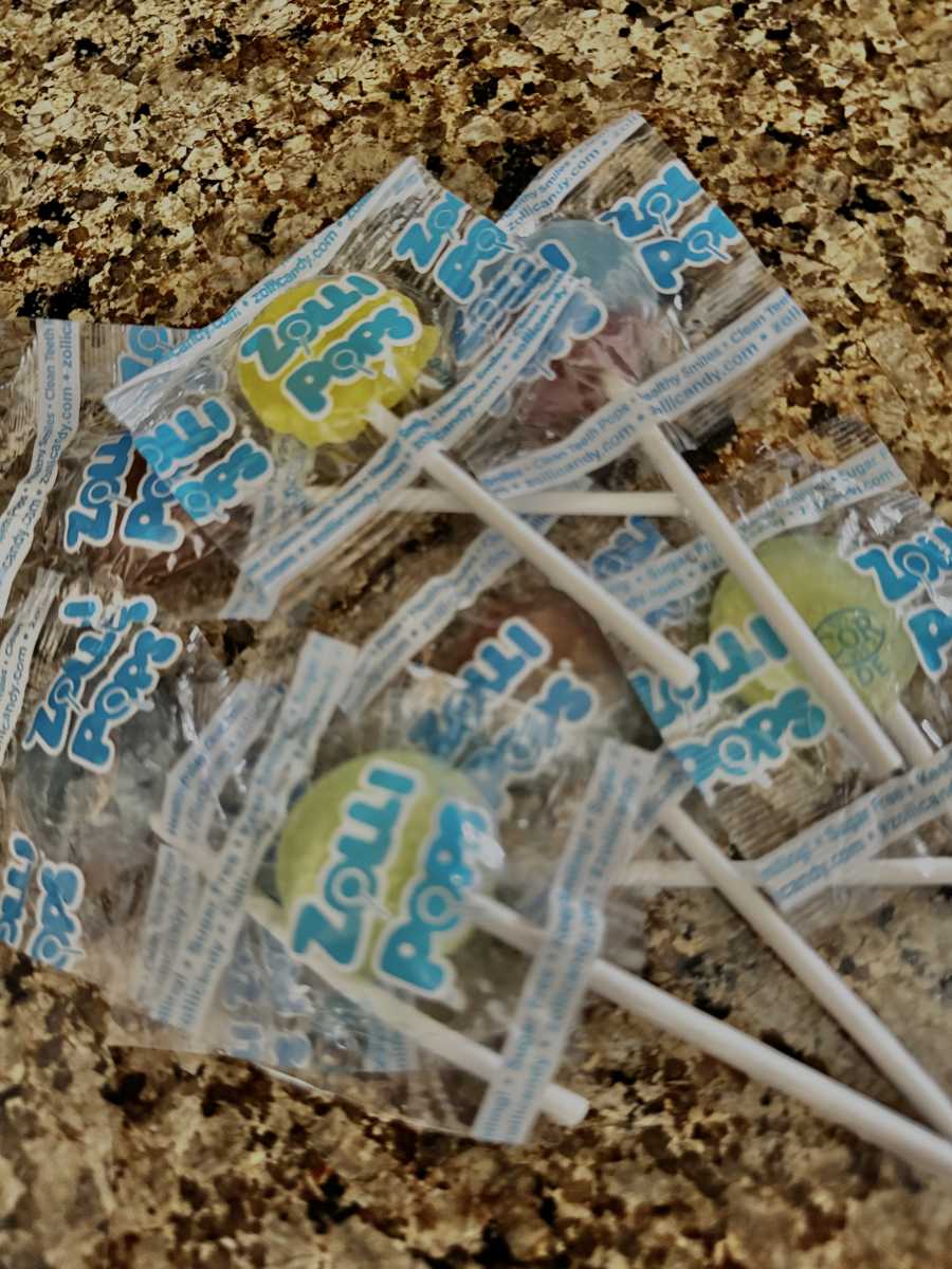 We love Zolly Lollies at home!