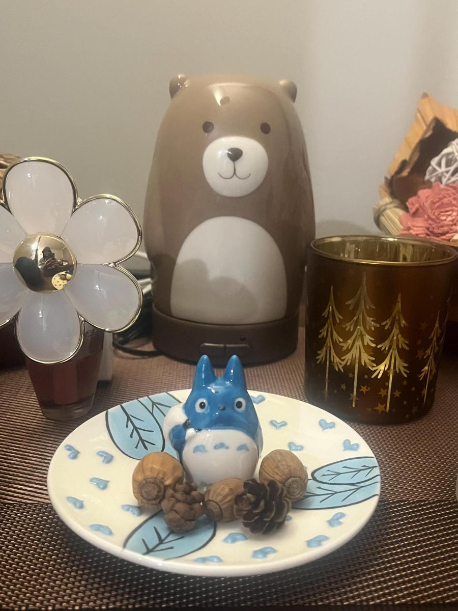 What a cute Totoro jewelry dish! It