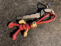 Happy with little iron man