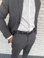 l love to wear the ivory shirt under a suit