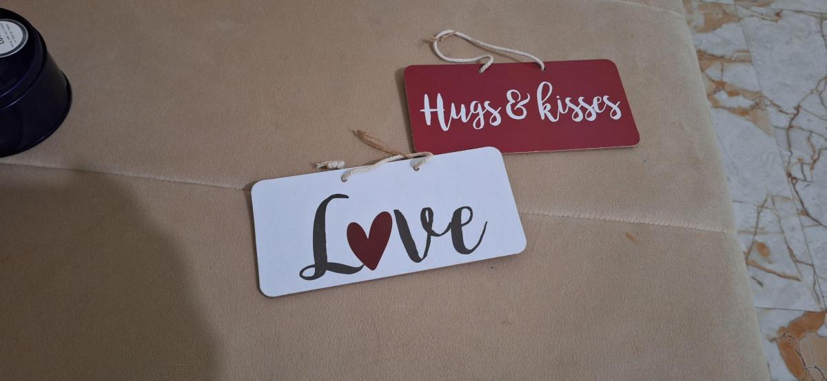 Mdf love wall Hangings