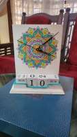 Mandala clock and calendar kit