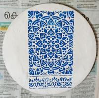 Reusable Mandala Designed Stencil