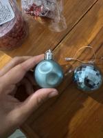 Christmas Baubles Aqua