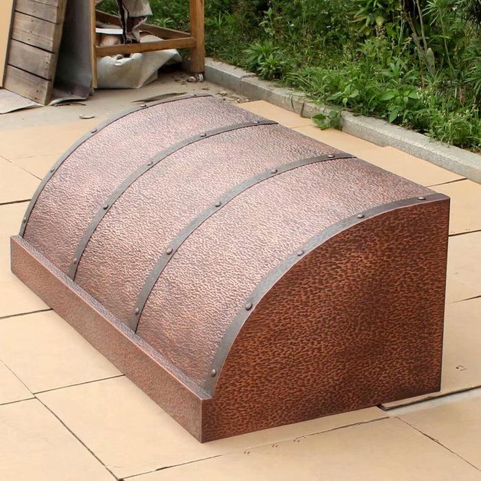 Copper Finish Shifts Beautifully with Lighting